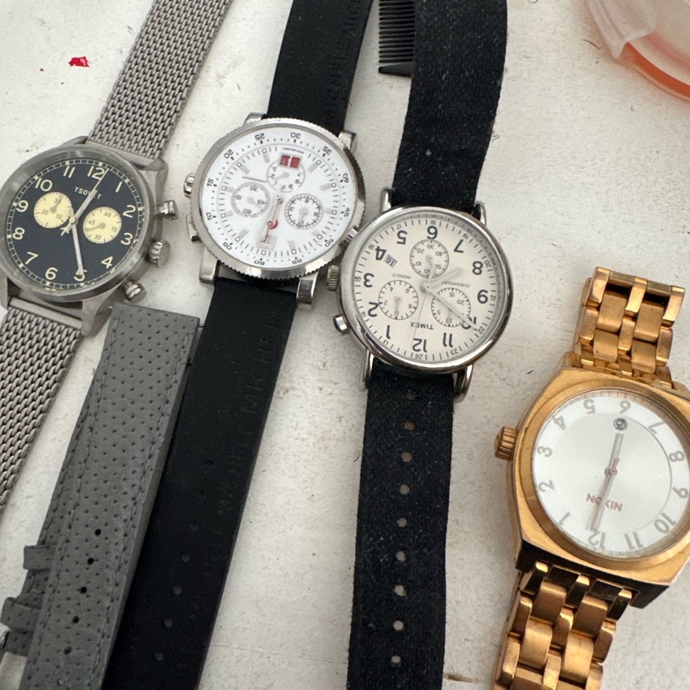 Michele Gold and Silver Watch Collection